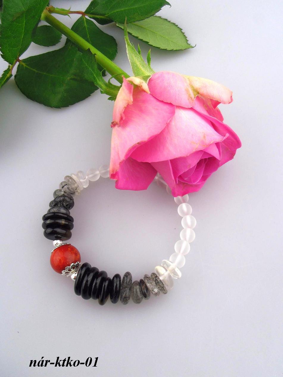 koral turmal�n �nyx kri�t�l n�ramok