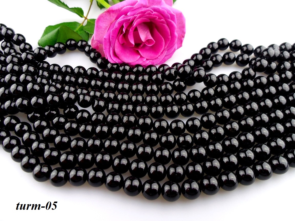 turmal�n �ierny kor�lky 10mm AKCIA!