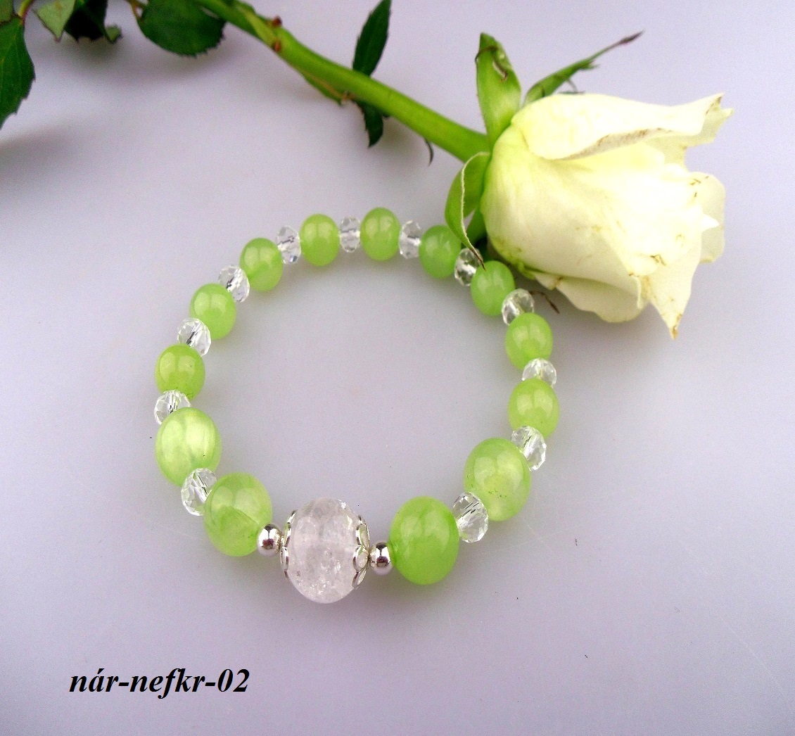 nefrit kri�t�l striebro n�ramok