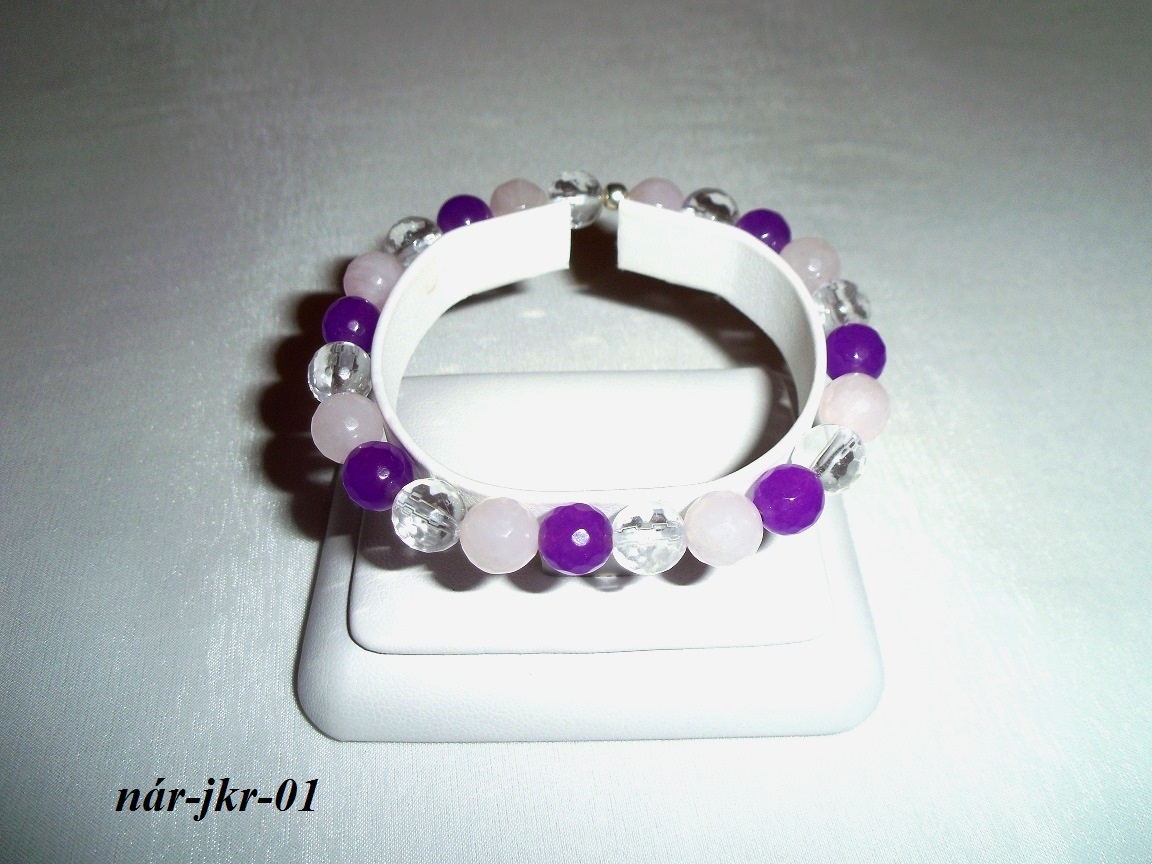 ametystov� jadeit ru�en�n kry�t�l n�ramok