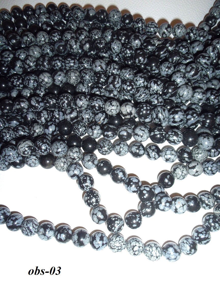 obsidián korálky 10mm obsidián korálky 10mm