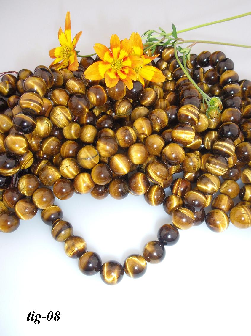 tigrie oko 10mm korálky tigrie oko 10mm korálky