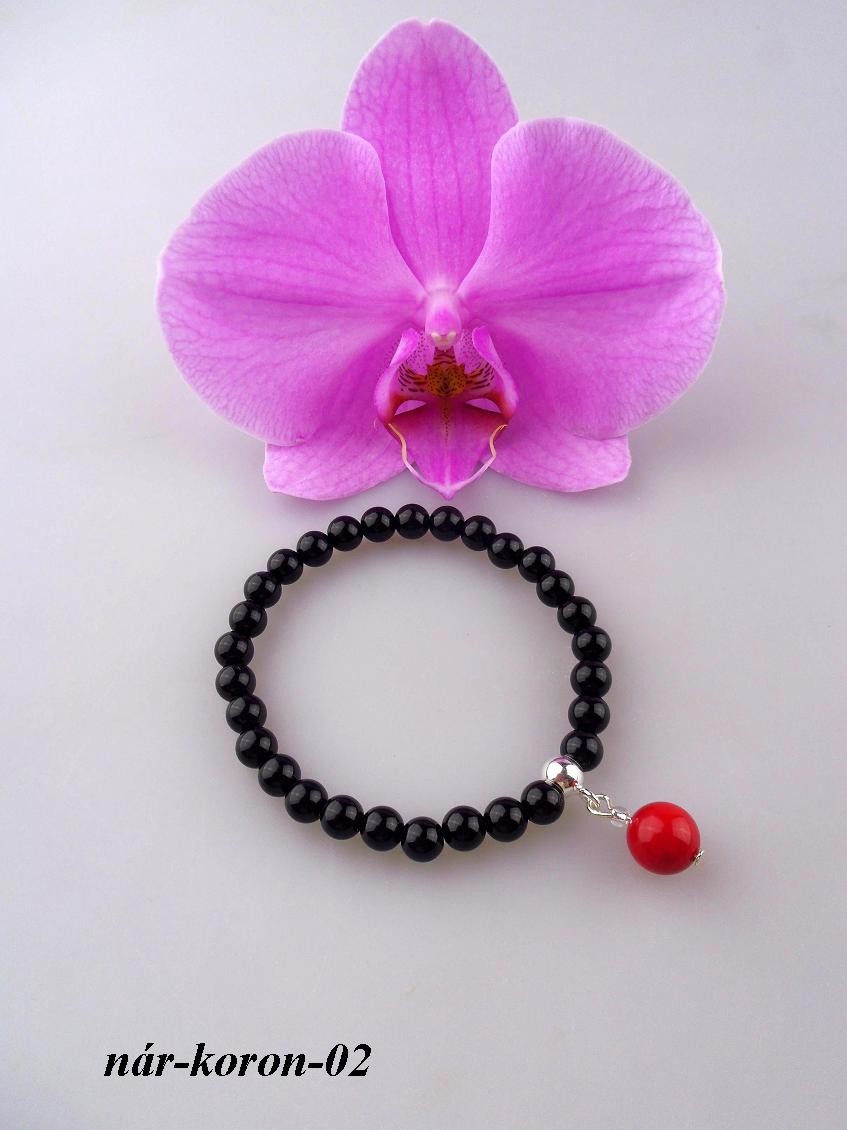 koral �nyx striebro n�ramok