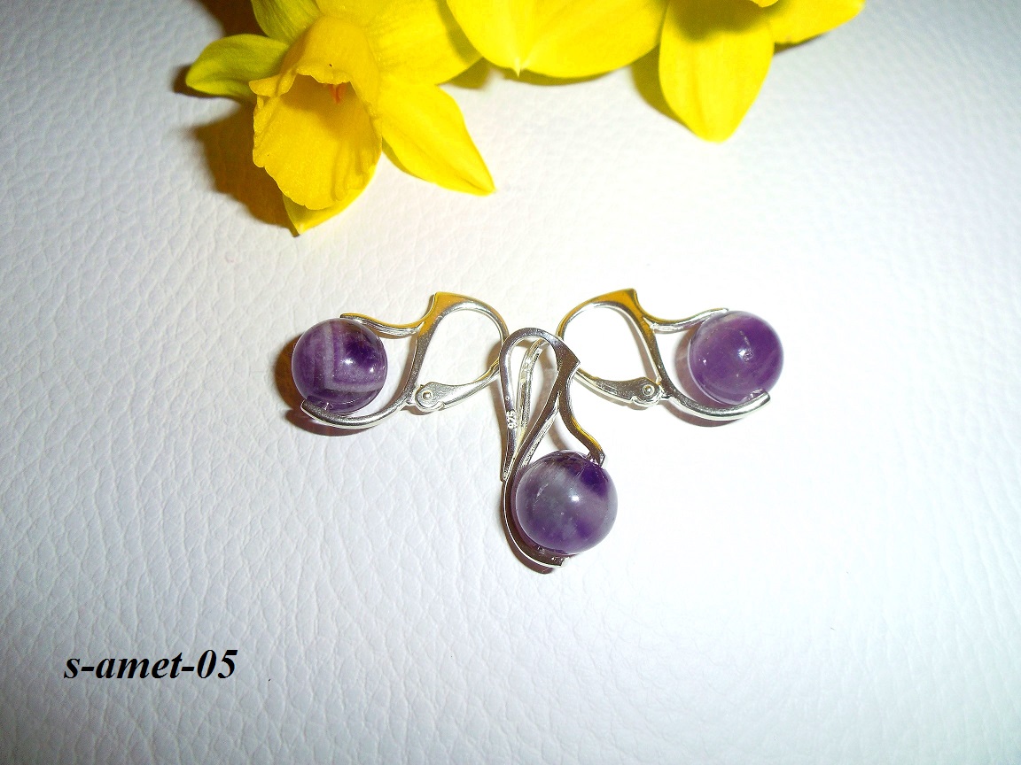 ametyst 10mm pr�vesok a n�u�nice