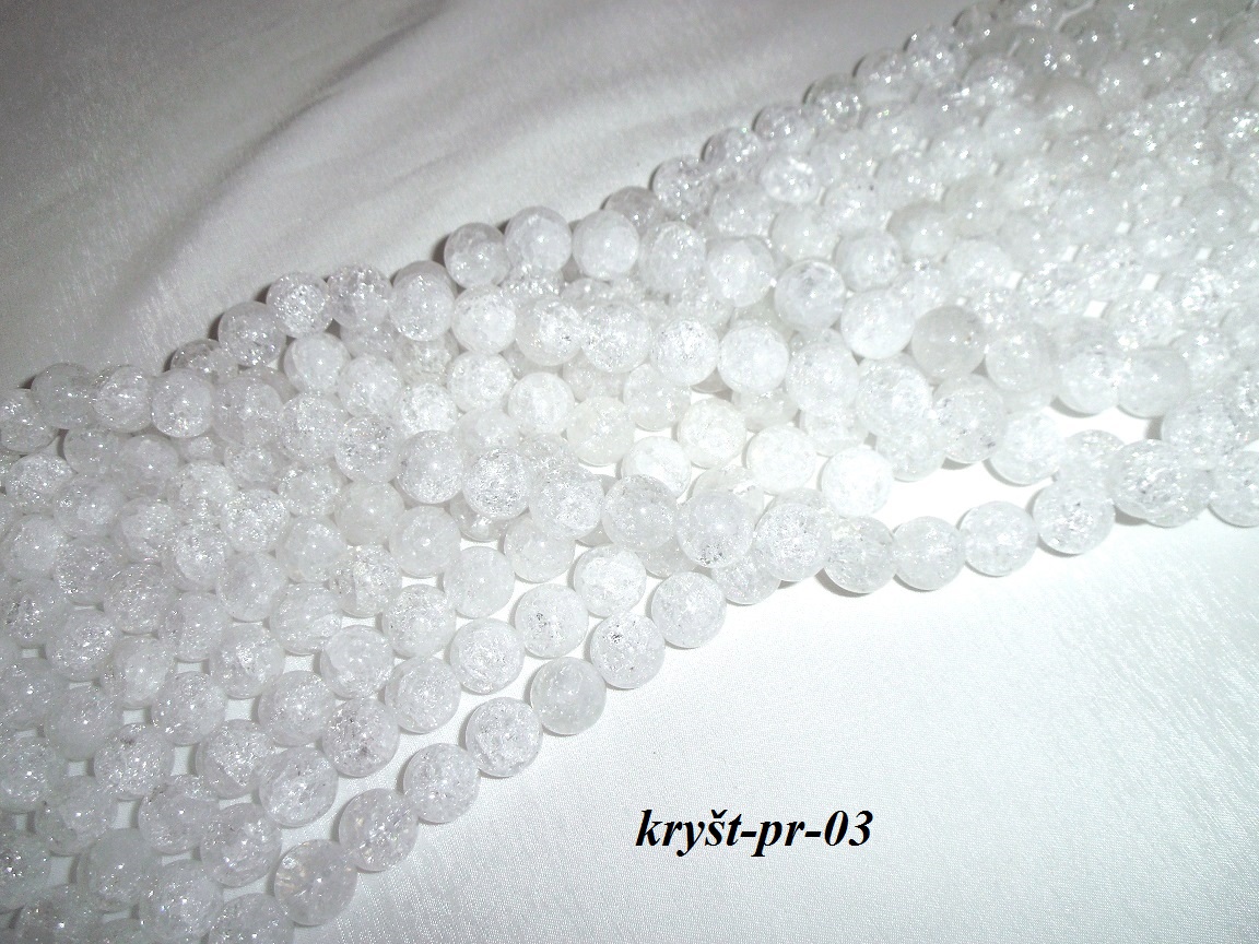 praskaný kryštál korálky 12mm praskaný kryštál korálky 12mm