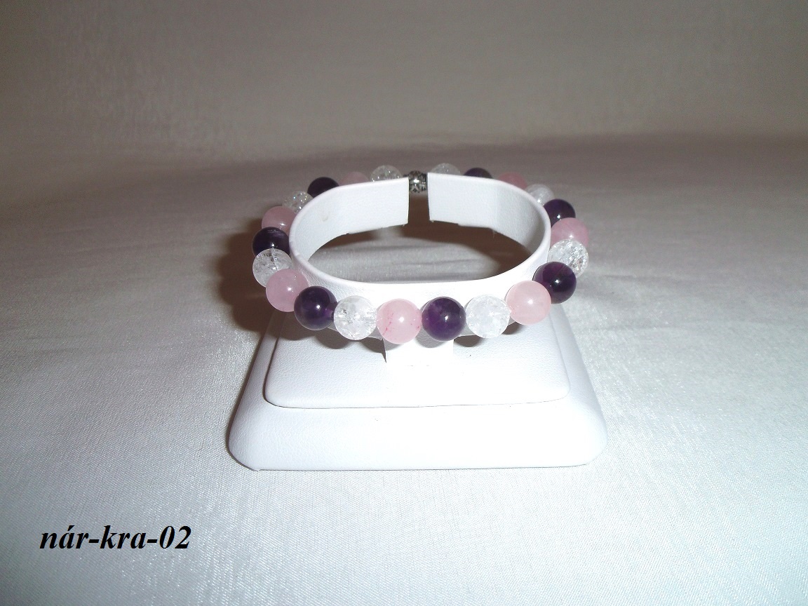 kry�t�l, ru�en�n, ametyst n�ramok