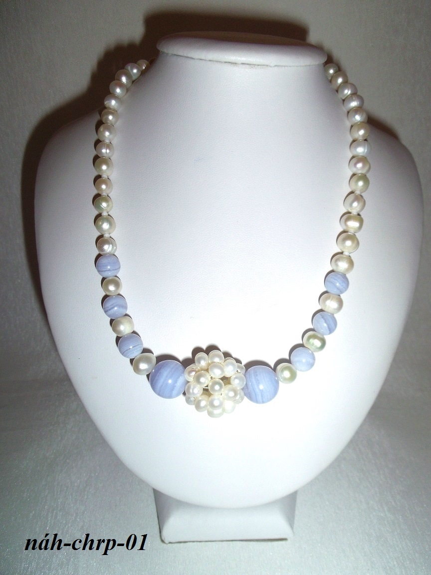chalced�n , rie�na perla n�hrdeln�k