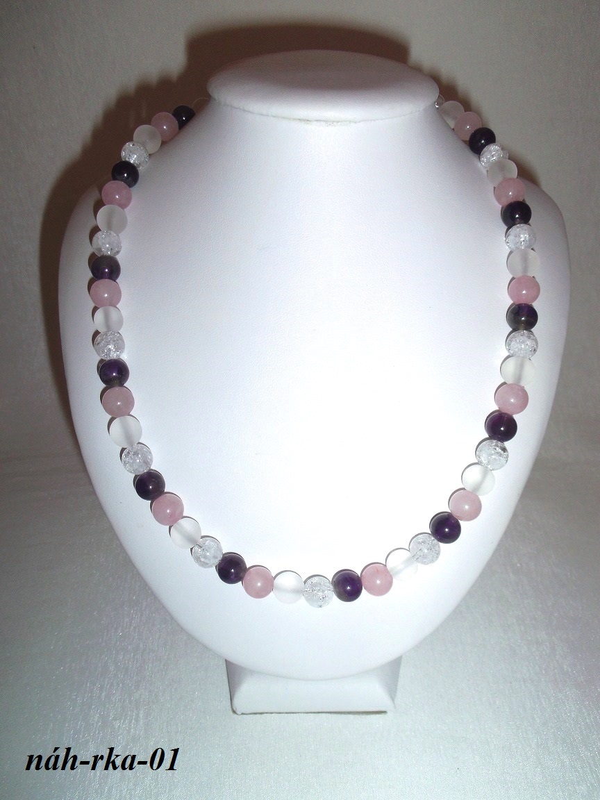 ru�en�n, ametyst, kry�t�l n�hrdeln�k