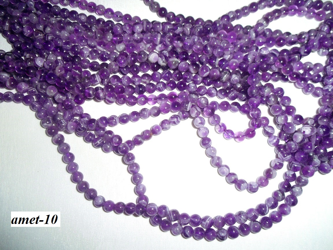 ametyst korálik 6mm ametyst korálik 6mm