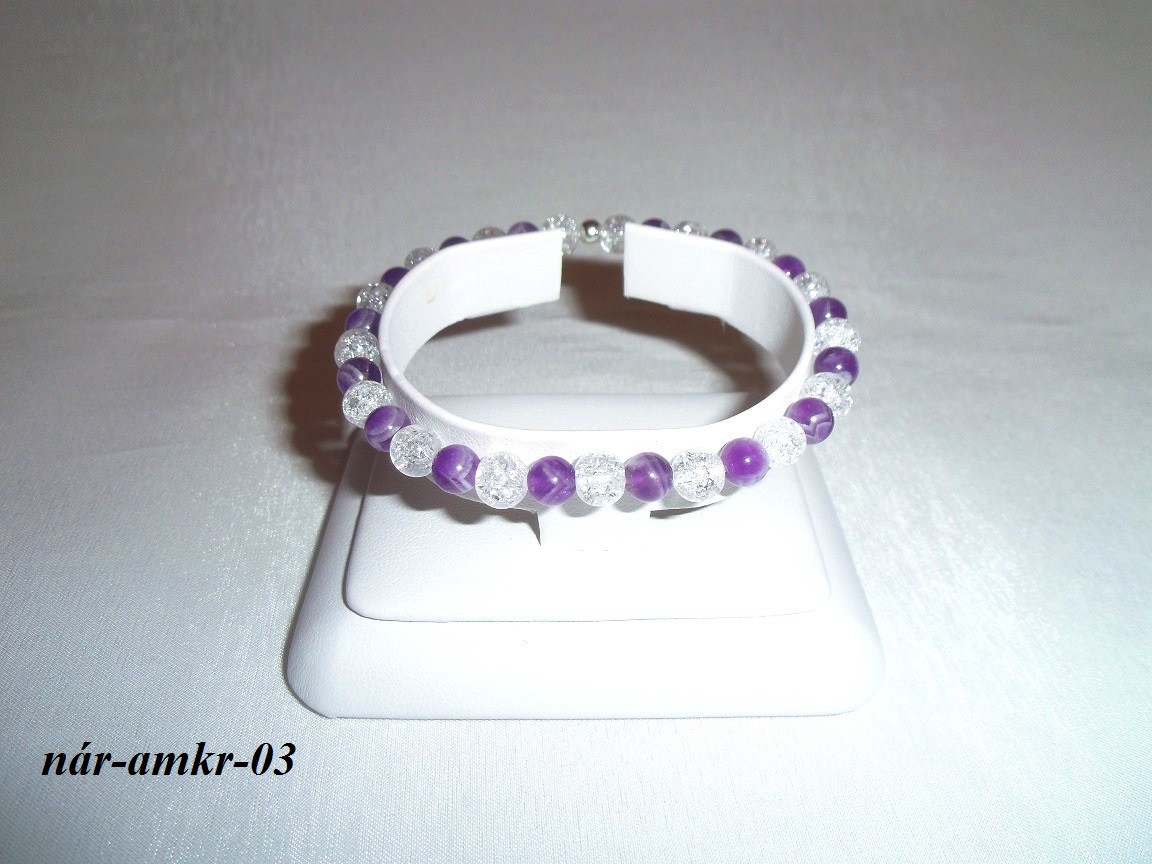 ametyst kry�t�l n�ramok z polodrahokamov