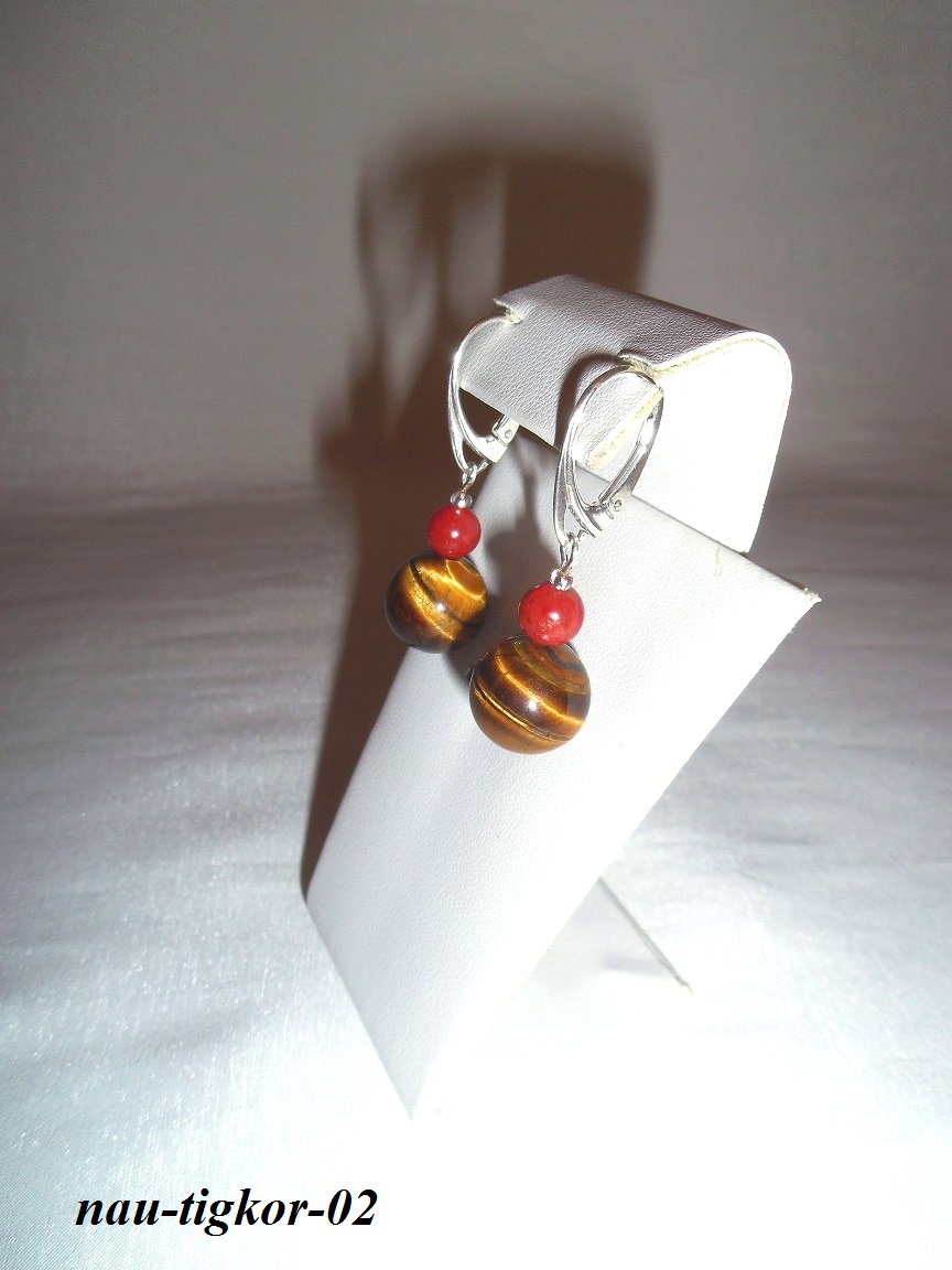 n�u�nice tigrie oko, koral