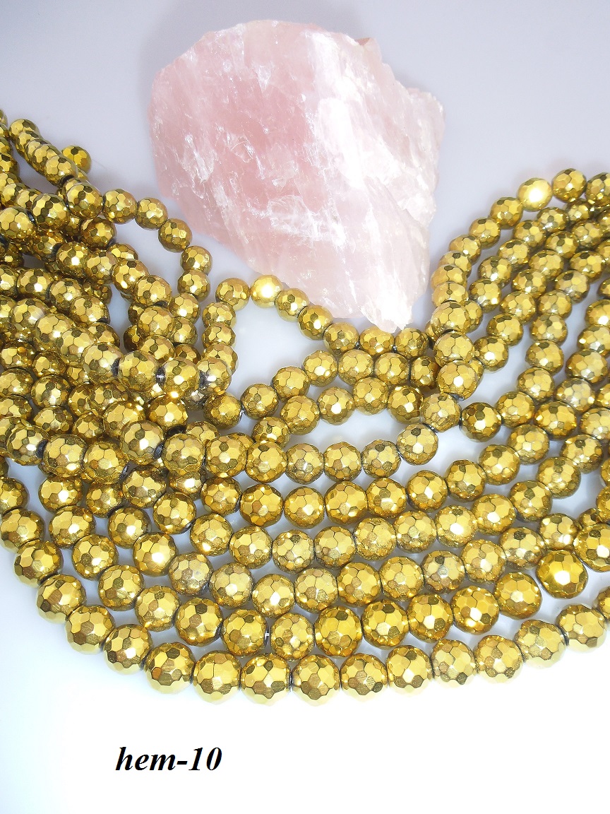 hematit korálky 10mm hematit korálky 10mm