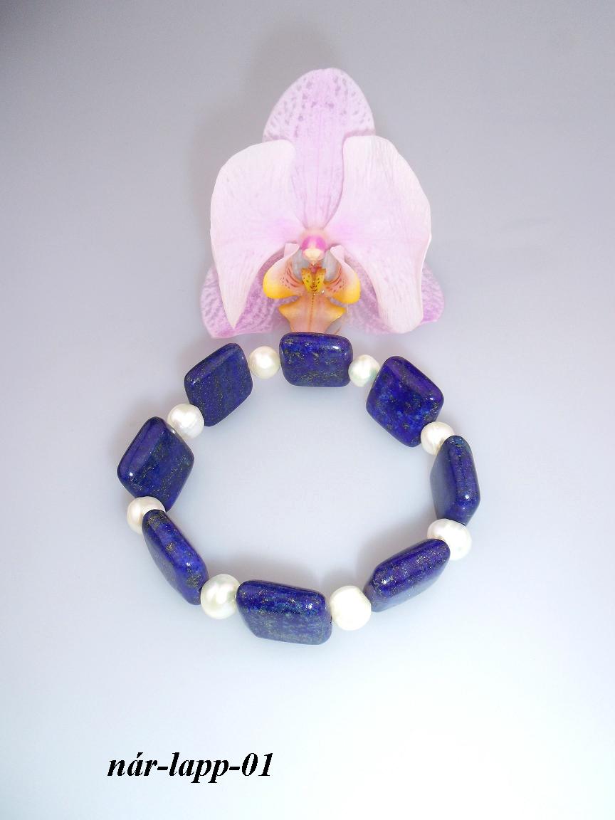 lapis lazuli perly n�ramok