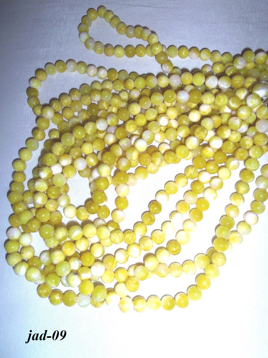 jadeit korálky 8mm jadeit korálky 8mm