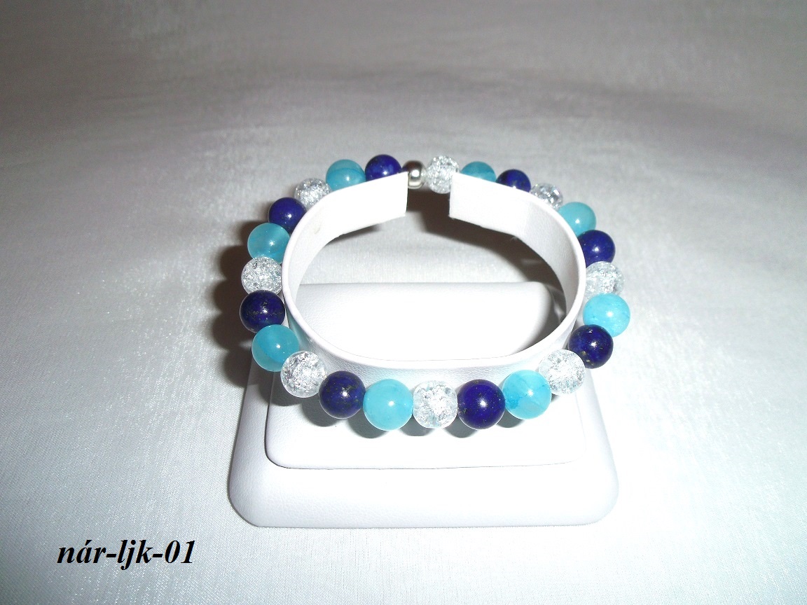 lapis, kry�t�l, jadeit n�ramok n�morn�cky