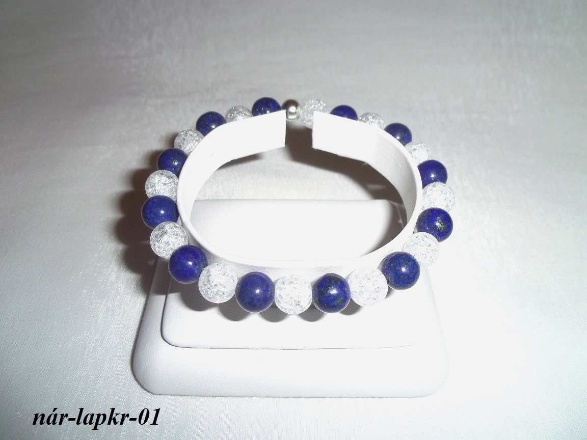 n�ramok z lapisu lazuli  a kry�t�lu praskan�ho