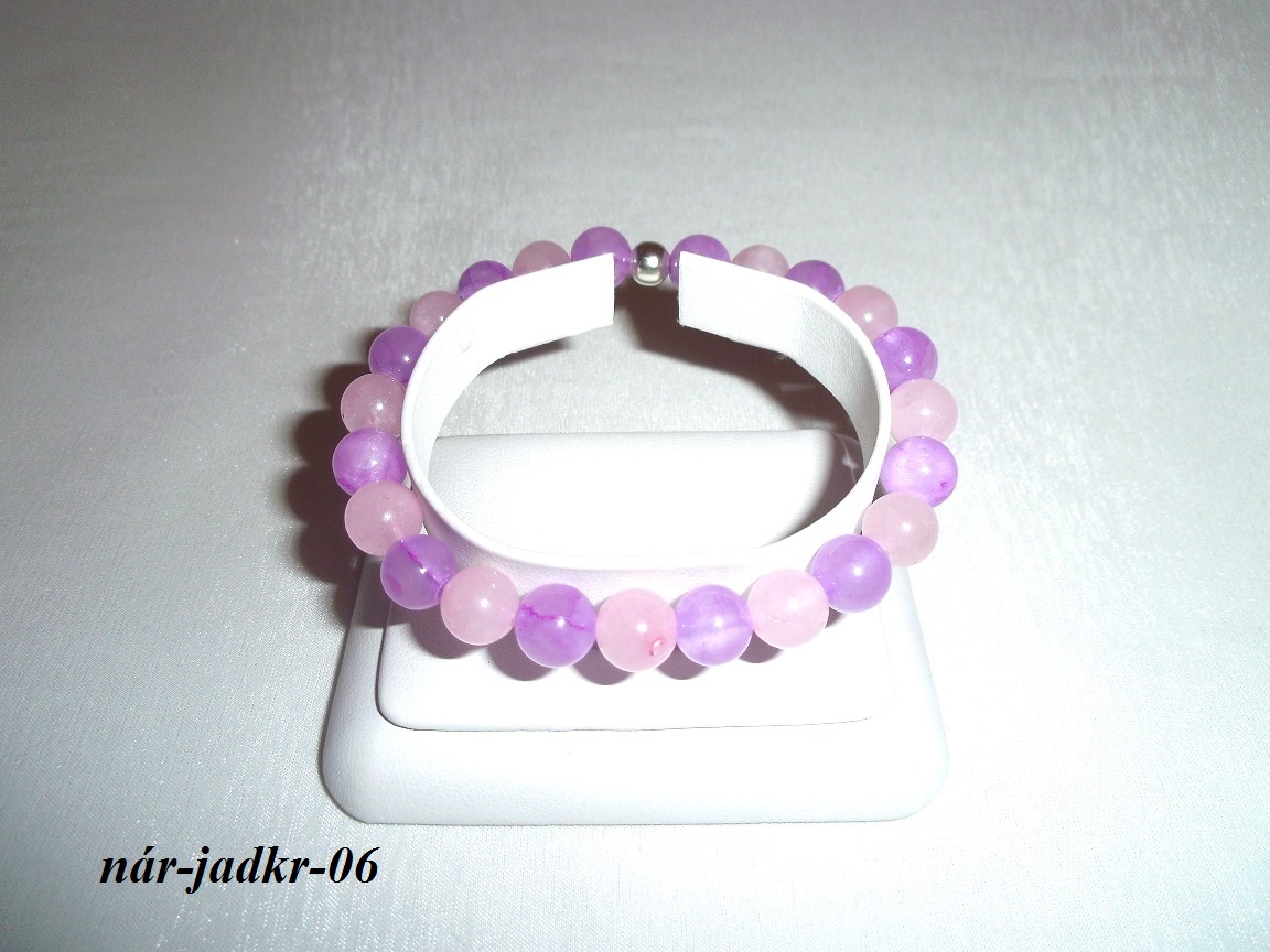 ru�en�n jadeit n�ramok- n�ramok ru�ov� levandula