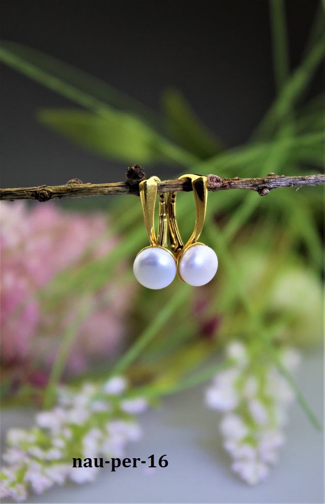 n�u�nice perly (pozl�ten� striebro)