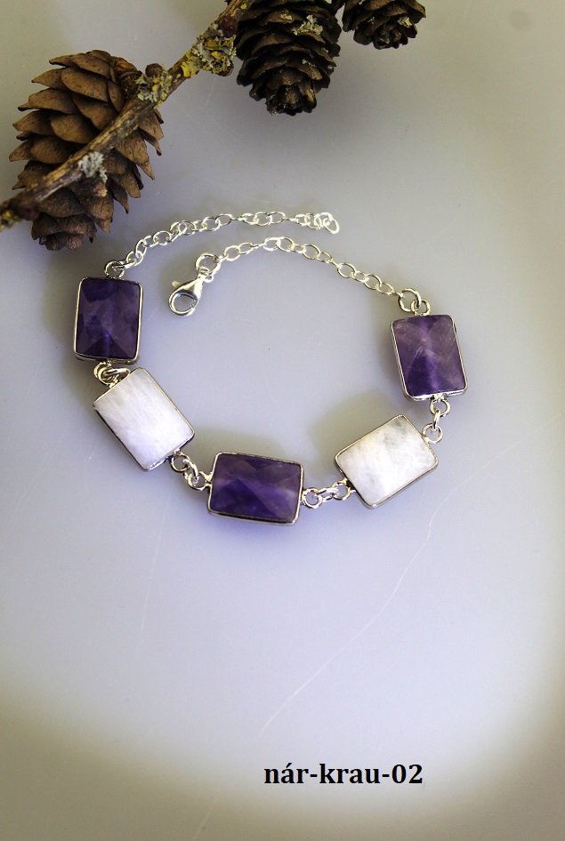 ametyst mesa�n� kame� n�ramok