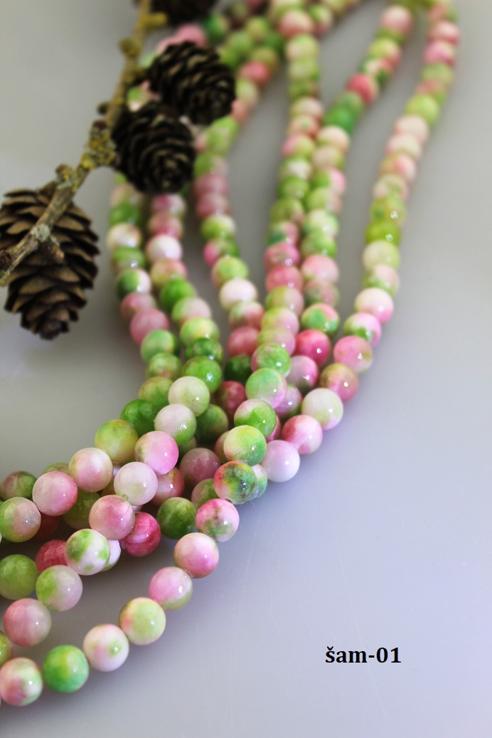 jadeit l��ny 8mm AKCIA!