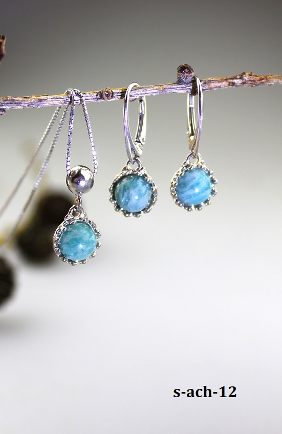 amazonit n�u�nice a pr�vesok v striebre