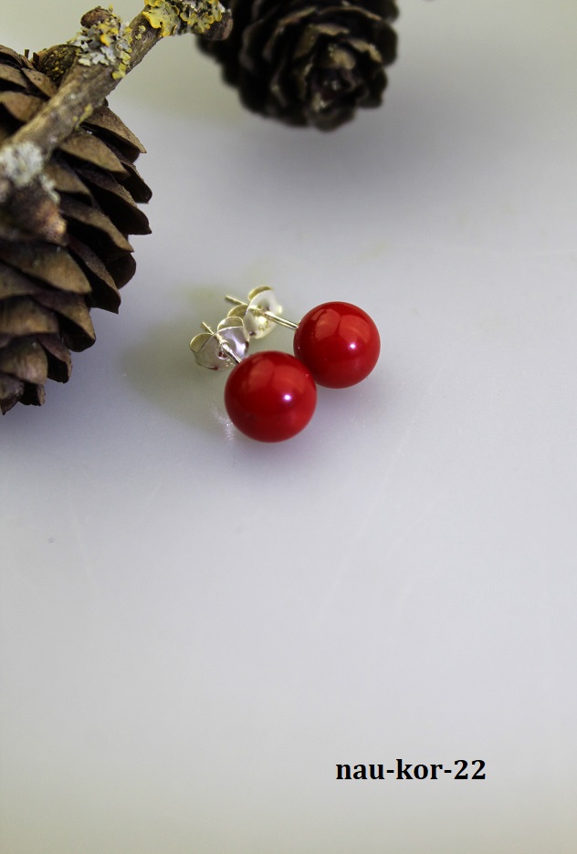 koral �erven� n�u�nice striebro, AKCIA!