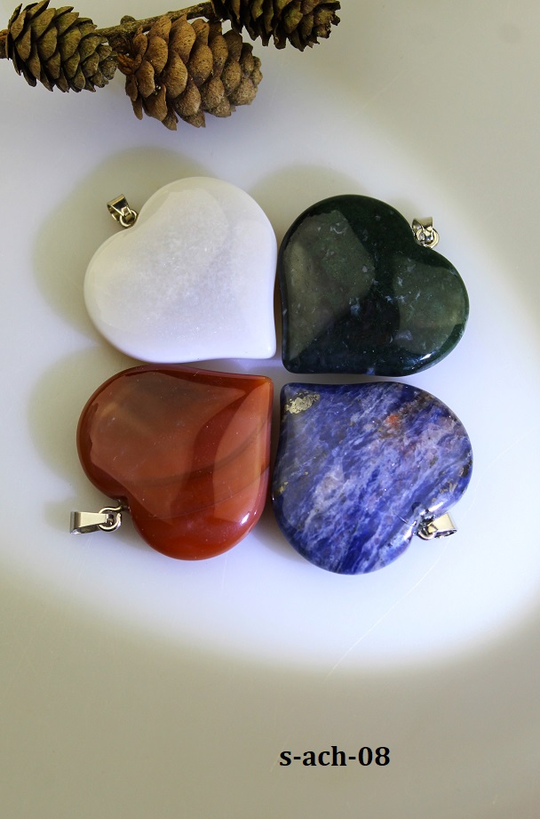 srdie�ka 4ks (ach�t,sodalit,karneol) AKCIA!