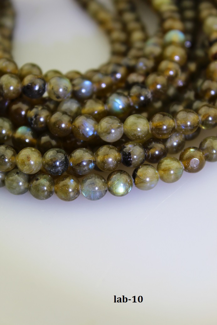 labradorit 6mm kor�lky AKCIA!