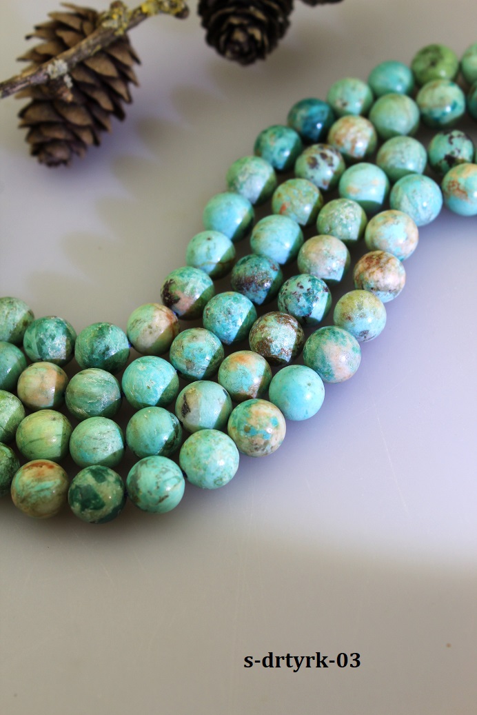 tyrkys Peru 10mm pol�n�ra