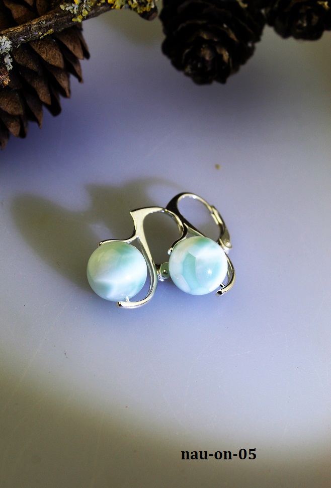 zelen�"larimar" n�u�nice striebro