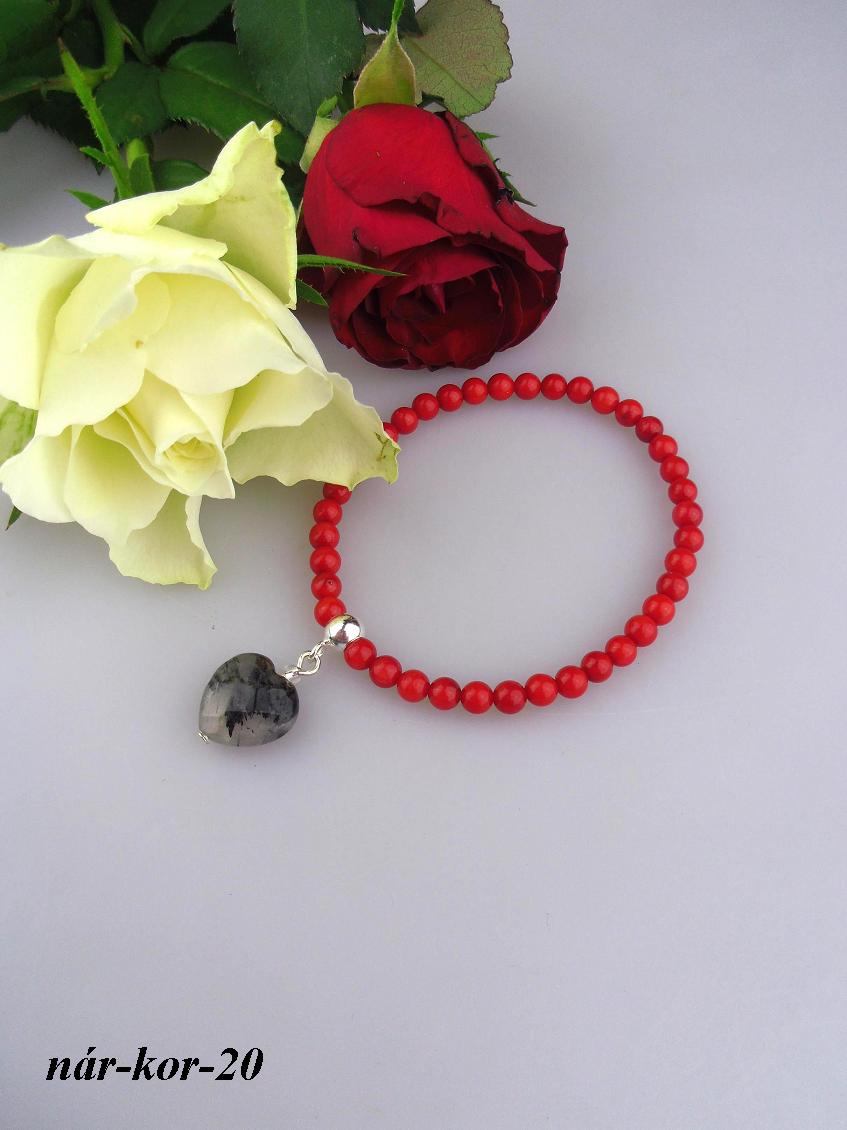 koral �erven�, turmal�n n�ramok