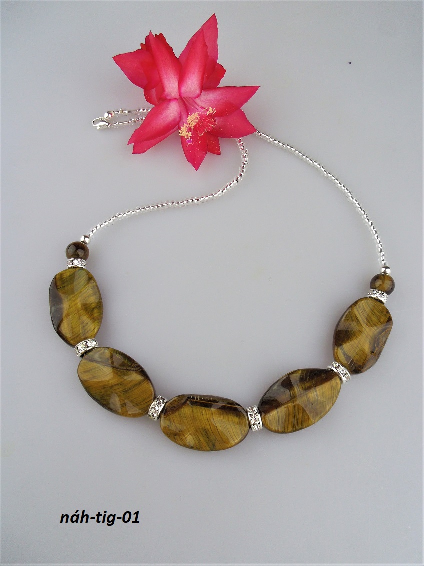 tigrie oko n�hrdeln�k