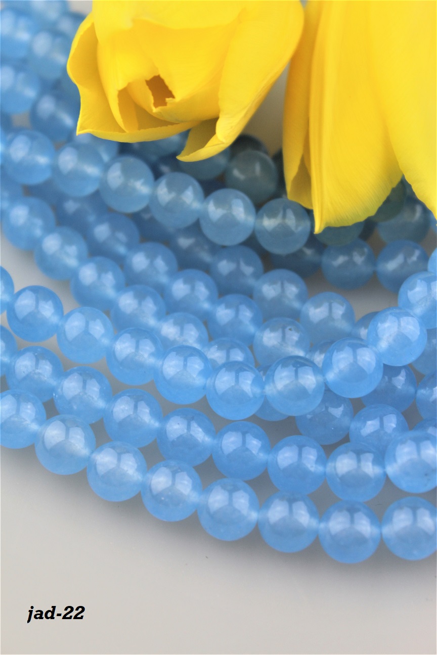 jadeit blankytný 10mm korálky jadeit blankytný 10mm korálky