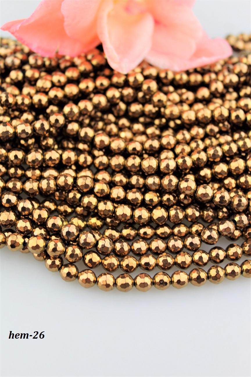 hematit bronzov� kor�lky 6mm AKCIA!