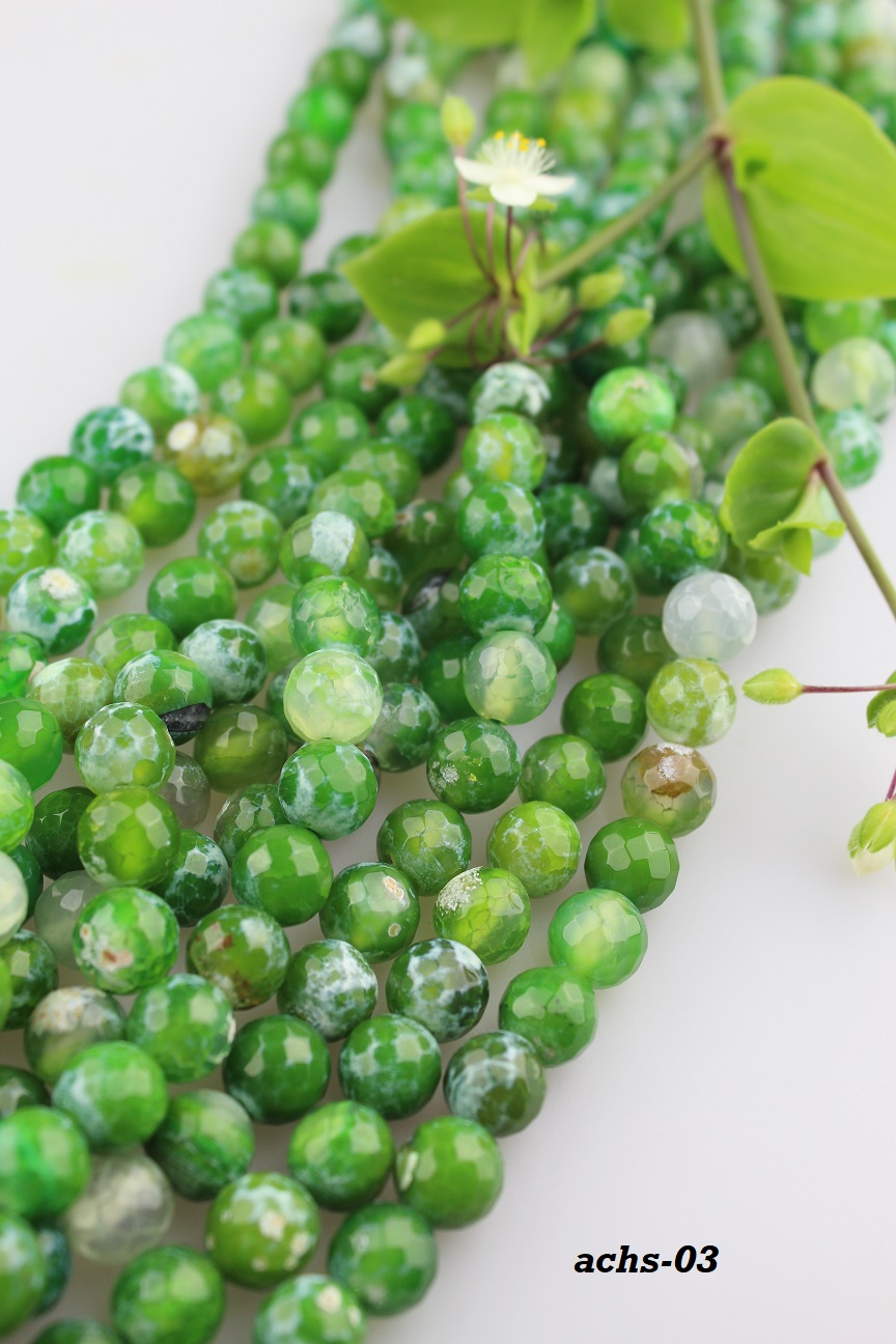 ach�t smaragd kor�lky 10mm AKCIA