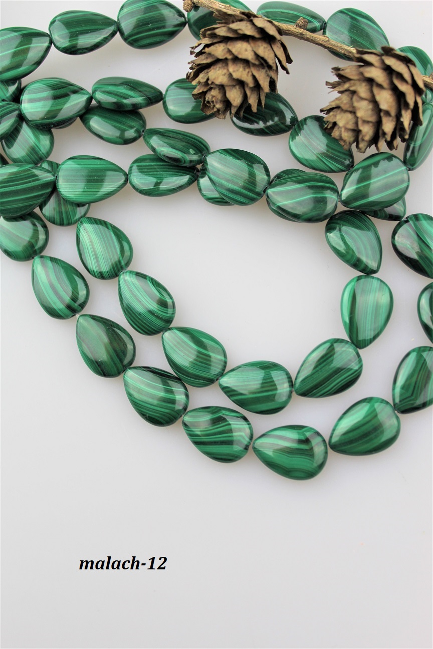 slzy malachit 13x18mm AKCIA!