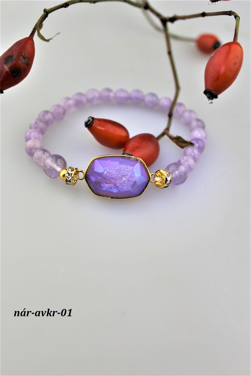 n�ramok ach�t dr�za s ametystom