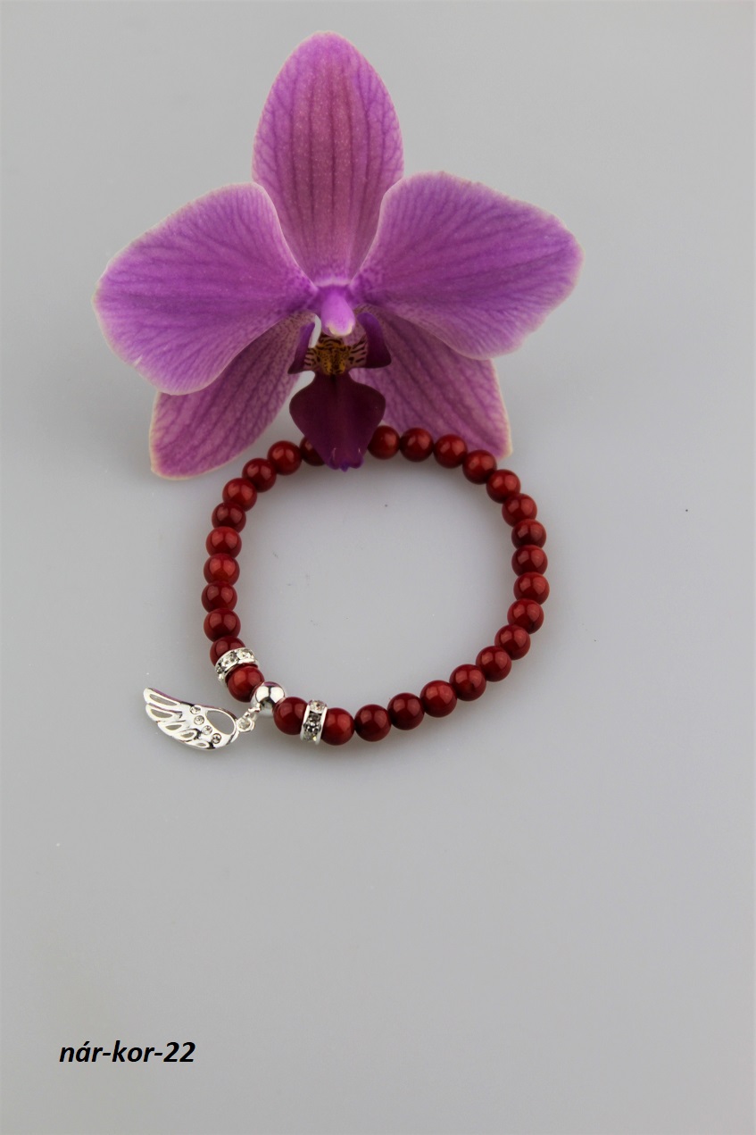 Luxusn� n�ramok koral striebro