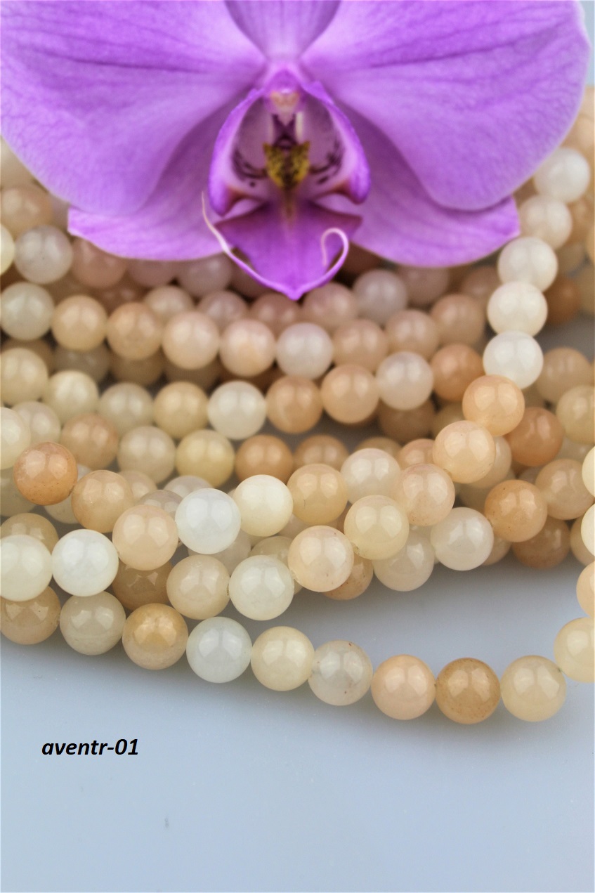 Aventur�n ru�ov� kor�lky 8mm AKCIA!