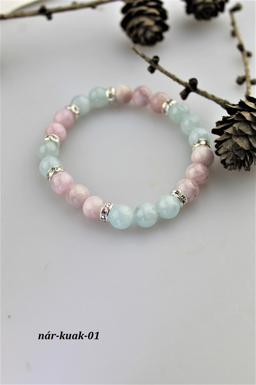 kunzit,akvamar�n n�ramok AKCIA!