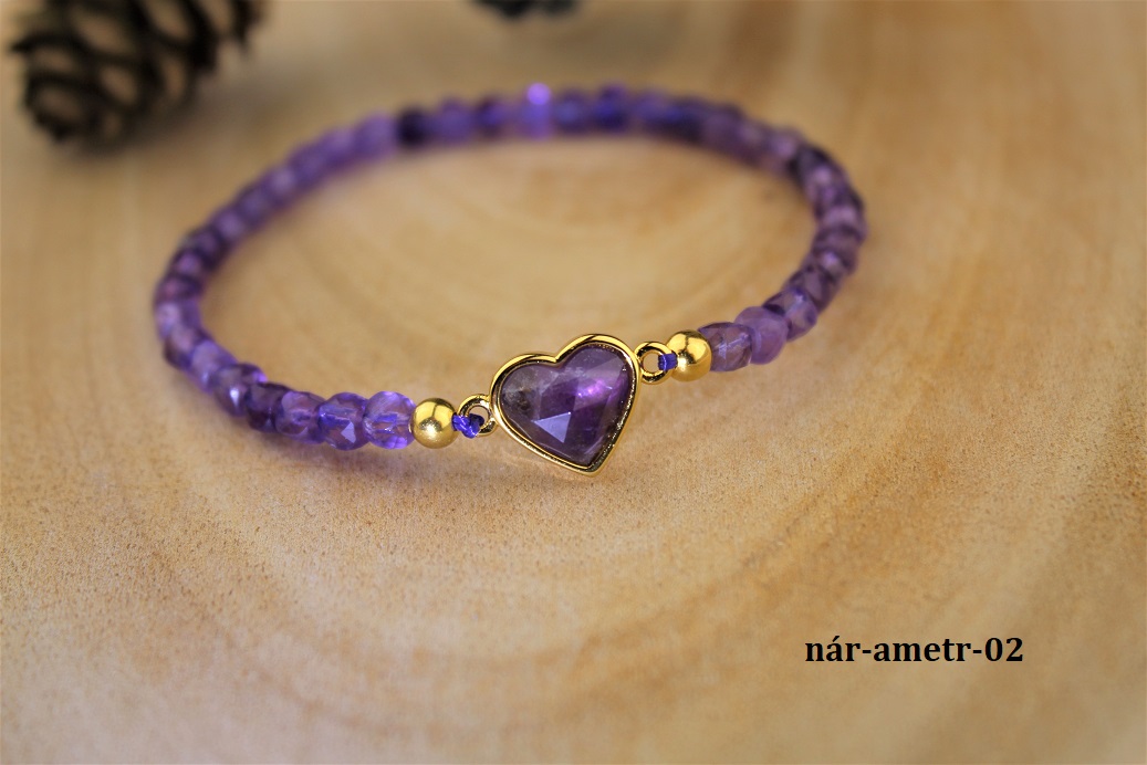 ametyst srdie�ko n�ramok