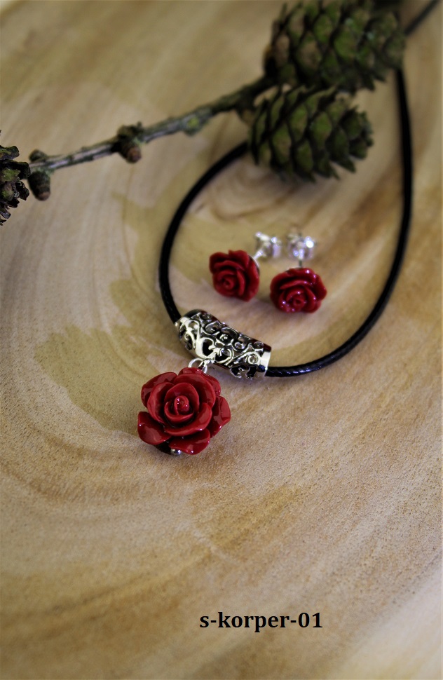 pr�vesok n�u�nice "koral kvety" set