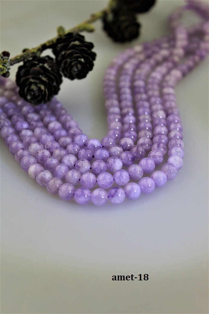 ametyst 6mm kor�lky AKCIA!