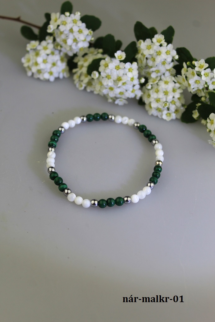 malachit,perle�,hematit n�ramok