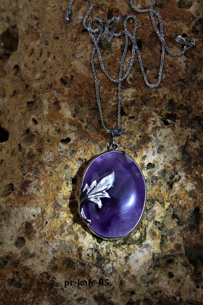 ametyst pr�vesok v striebre