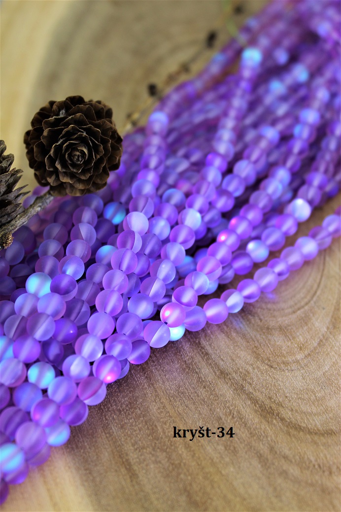 aura fialov� kor�lky 6mm AKCIA!