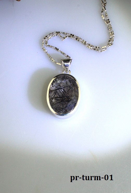 turmal�n pr�vesok v striebre