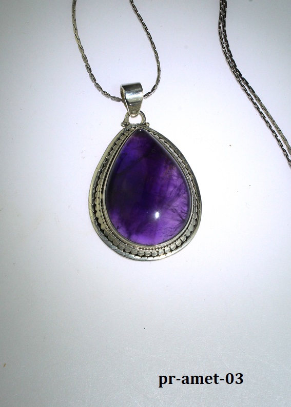 ametyst pr�vesok v striebre + retiazka, AKCIA-V�PREDAJ