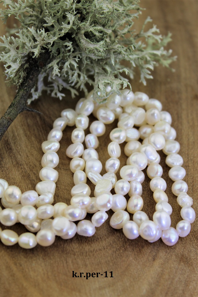 8-9mm perly prírodné nugety