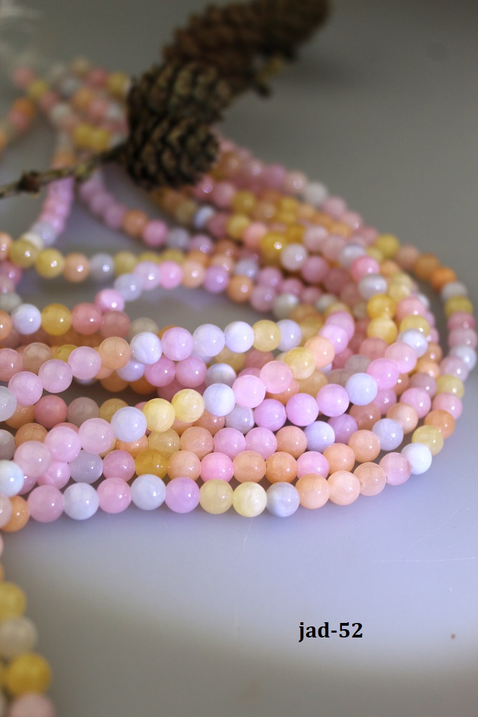 jadeit pestr� 6mm kor�lky